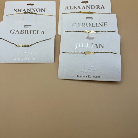 4017-PTT Freedom “Name”
Personalized Bracelets Nickel Free Gold Color New - Picture 3 of 12